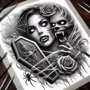 angel-tattoo-designs-ideas-ai-generated--surrealism-visionary-seraphic-for-heel