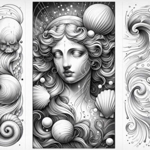 divine-charm – tattoo design ideas free ai generated – realism-true-skin – for-scapula – Gallery: aphrodite-inkby-ai