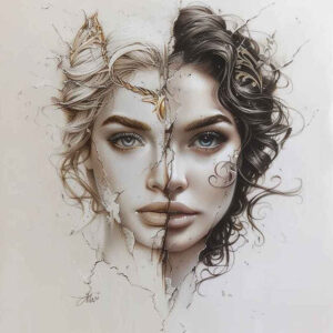 divine-feminine – tattoo design ideas free ai generated – surrealism-fantasy-inspired – for-nape – Gallery: aphrodite-inkby-ai