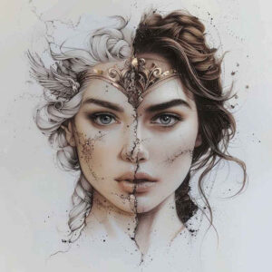 divine-spirit – tattoo design ideas free ai generated – neotraditional-precise-lines – for-elbow – Gallery: aphrodite-inkby-ai