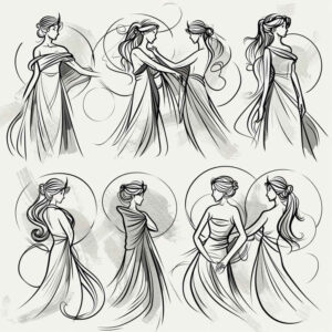 divine-spirit – tattoo design ideas free ai generated – realism-real-life-shading – for-nape – Gallery: aphrodite-inkby-ai