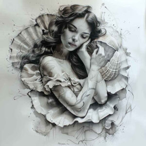 goddess-of-affection – tattoo design ideas free ai generated – neotraditional-bold-color – for-arm – Gallery: aphrodite-inkby-ai