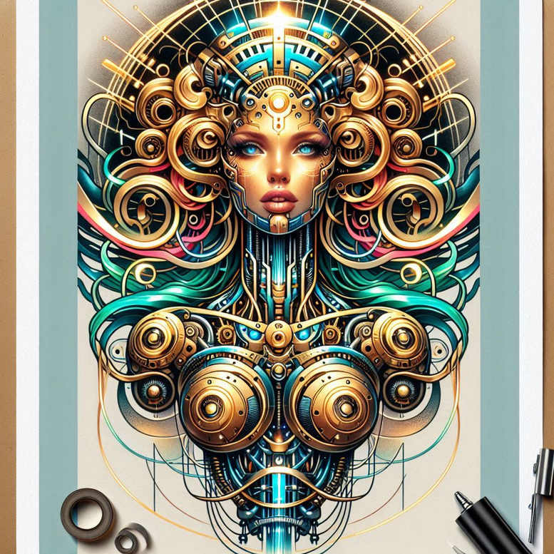 goddess-of-attraction – tattoo design ideas free ai generated – surrealism-dreamscape – for-upper-thigh – Gallery: aphrodite-inkby-ai