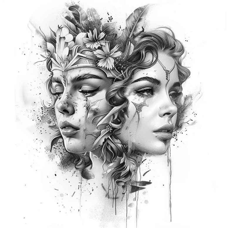 goddess-of-desire – tattoo design ideas free ai generated – neotraditional-classic-motifs – for-ribs – Gallery: aphrodite-inkby-ai