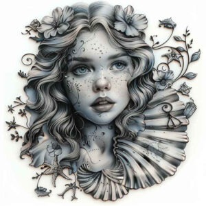 goddess-of-enchantment – tattoo design ideas free ai generated – surrealism-fragmentation – for-forearm – Gallery: aphrodite-inkby-ai