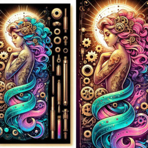 goddess-of-grace – tattoo design ideas free ai generated – realism-high-contrast – for-inner-arm – Gallery: aphrodite-inkby-ai