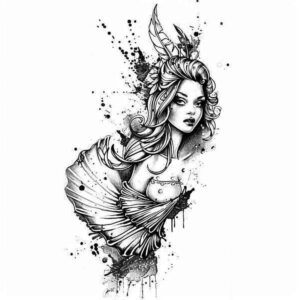 love-deity – tattoo design ideas free ai generated – realism-skin-illusion – for-arm – Gallery: aphrodite-inkby-ai