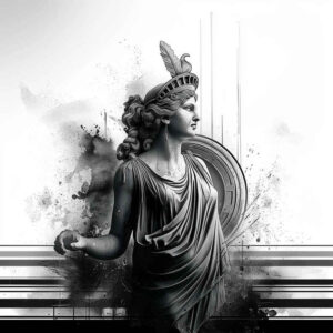 romantic-deity – tattoo design ideas free ai generated – neotraditional-bold-color-blocks – for-arm – Gallery: aphrodite-inkby-ai