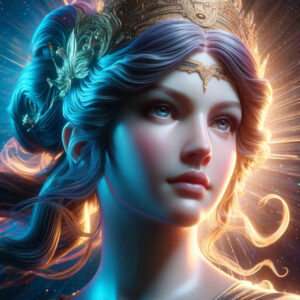 romantic-deity – tattoo design ideas free ai generated – realism-fine-lines – for-upper-thigh – Gallery: aphrodite-inkby-ai