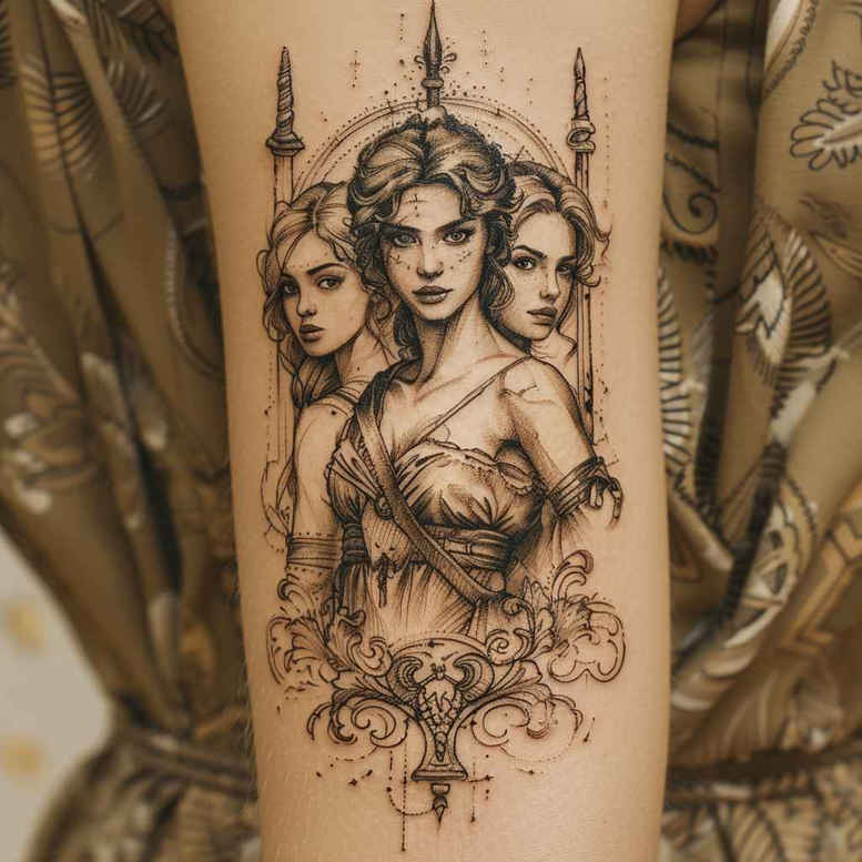 aphrodite tattoo design ideas Surrealism enigmatic light allure for side