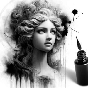 aphrodite tattoo design ideas Surrealism fragmentation elegance for scapula