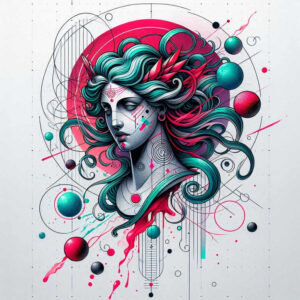 aphrodite tattoo design ideas vivid hallucination enchanting presence for upper shoulder