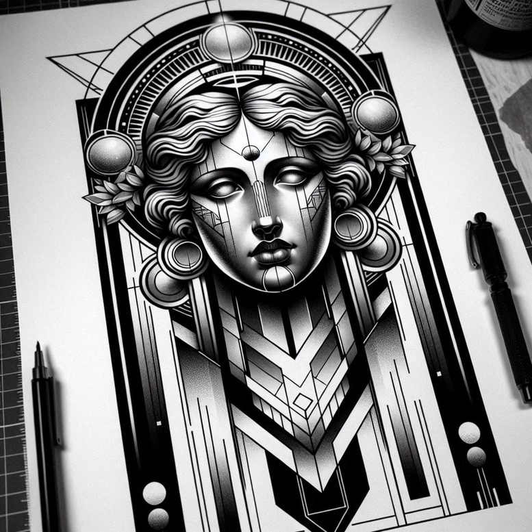 aphrodite tattoo design ideas Surrealism symbolism eternal for foot