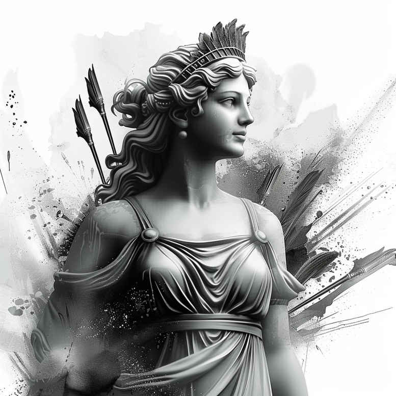 aphrodite tattoo design ideas realistic texture feminine for outer arm