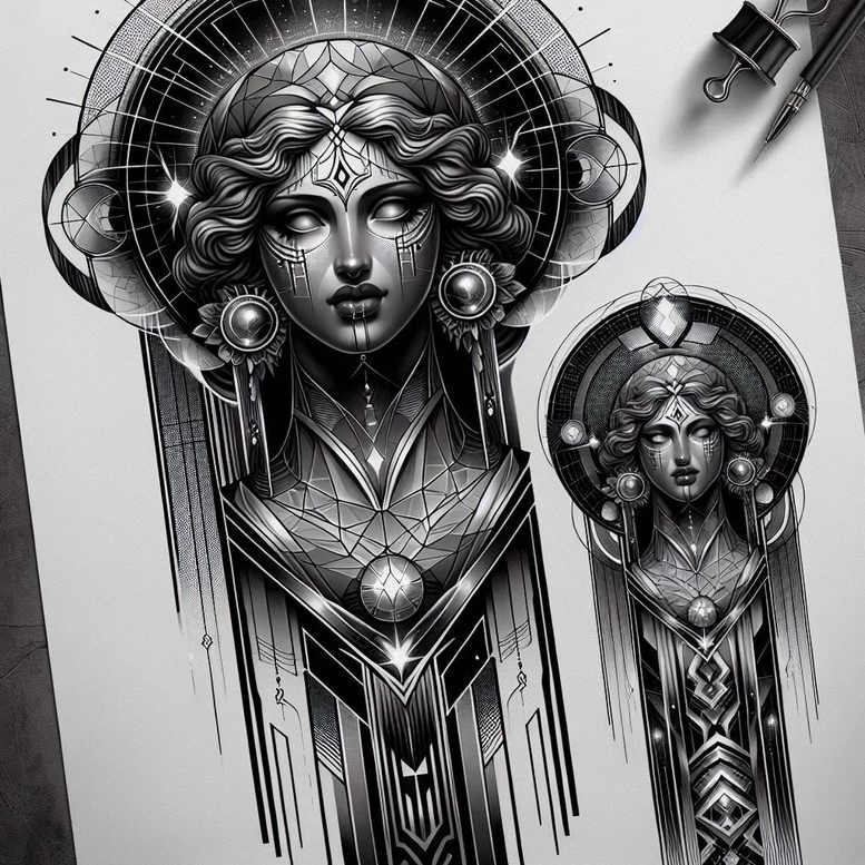 aphrodite tattoo design ideas classic composition goddess of affection for spine