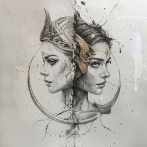 aphrodite tattoo design ideas textured fills goddess of desire for back of neck