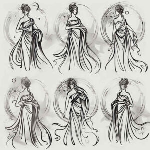 aphrodite tattoo design ideas Realism realistic color goddess of grace for chest