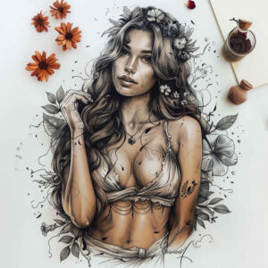 aphrodite tattoo design ideas strong outlines goddess of grace for wrist