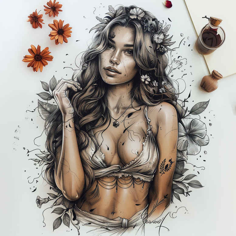 aphrodite tattoo design ideas strong outlines goddess of grace for wrist