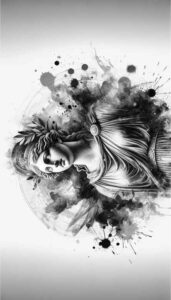 aphrodite tattoo design ideas Realism lifelike eyes goddess of love for shin