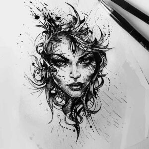 aphrodite tattoo design ideas modern classic goddess of passion for neck