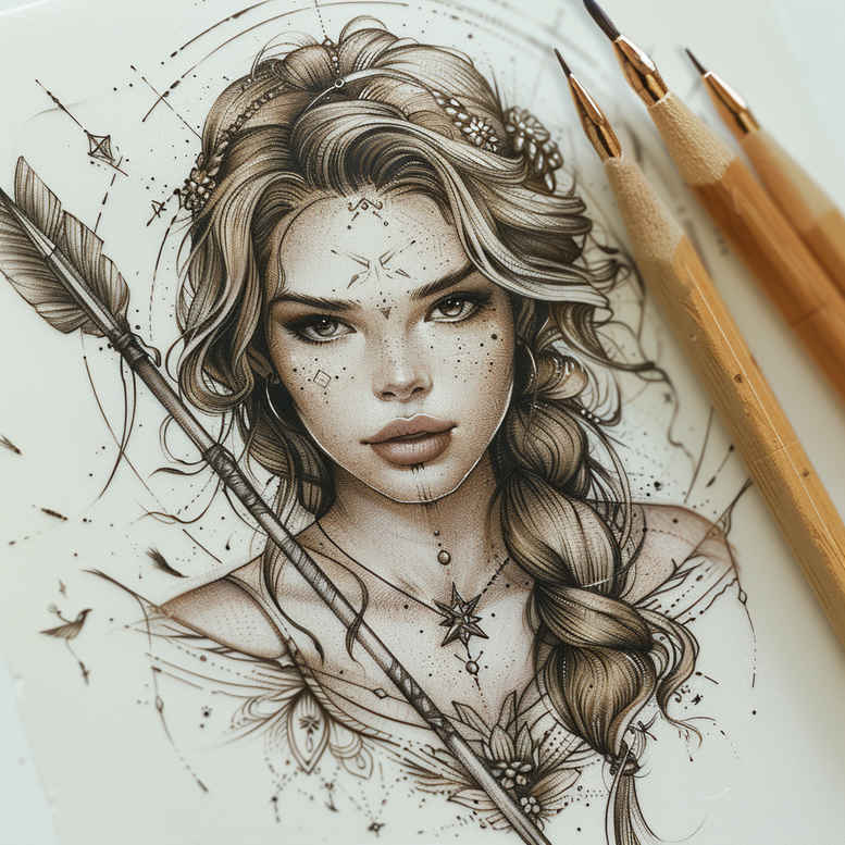 aphrodite tattoo design ideas color saturation mythology for palm