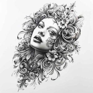 aphrodite-tattoo-designs-ideas-ai-generated--realism-optical-depth-undefined-for-back-of-neck