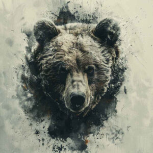 bear-courage – tattoo design ideas free ai generated – neotraditional-artistic-contrast – for-shoulder – Gallery: bears-inkby-ai
