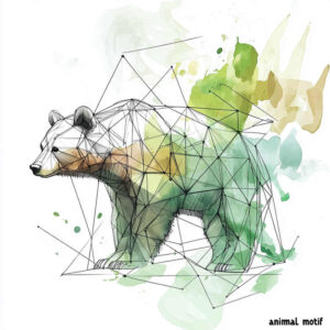 bear-energy – tattoo design ideas free ai generated – surrealism-shadow-play – for-stomach – Gallery: bears-inkby-ai