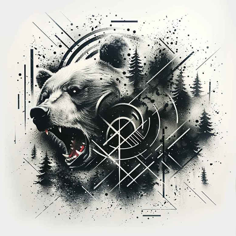 bear-essence – tattoo design ideas free ai generated – realism-precise-anatomy – for-chest – Gallery: bears-inkby-ai