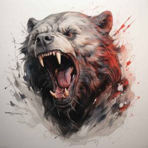 bear-figure – tattoo design ideas free ai generated – realism-life-like – for-hip – Gallery: bears-inkby-ai