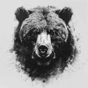 bear-guide – tattoo design ideas free ai generated – neotraditional-refined-lines – for-hand – Gallery: bears-inkby-ai
