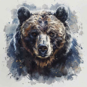 bear – tattoo design ideas free ai generated – realism-reflective-light – for-upper-shoulder – Gallery: bears-inkby-ai