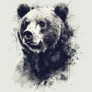 bear-protector-spirit – tattoo design ideas free ai generated – neotraditional-color-blending – for-lower-arm – Gallery: bears-inkby-ai