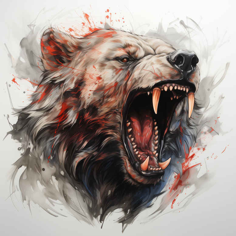 bear-resilience – tattoo design ideas free ai generated – neotraditional-modern-classic – for-upper-back – Gallery: bears-inkby-ai