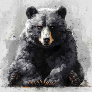 bear-symbol – tattoo design ideas free ai generated – neotraditional-bold-motifs – for-abdomen – Gallery: bears-inkby-ai