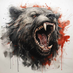guardian-bear – tattoo design ideas free ai generated – neotraditional-artistic-flair – for-wrist – Gallery: bears-inkby-ai
