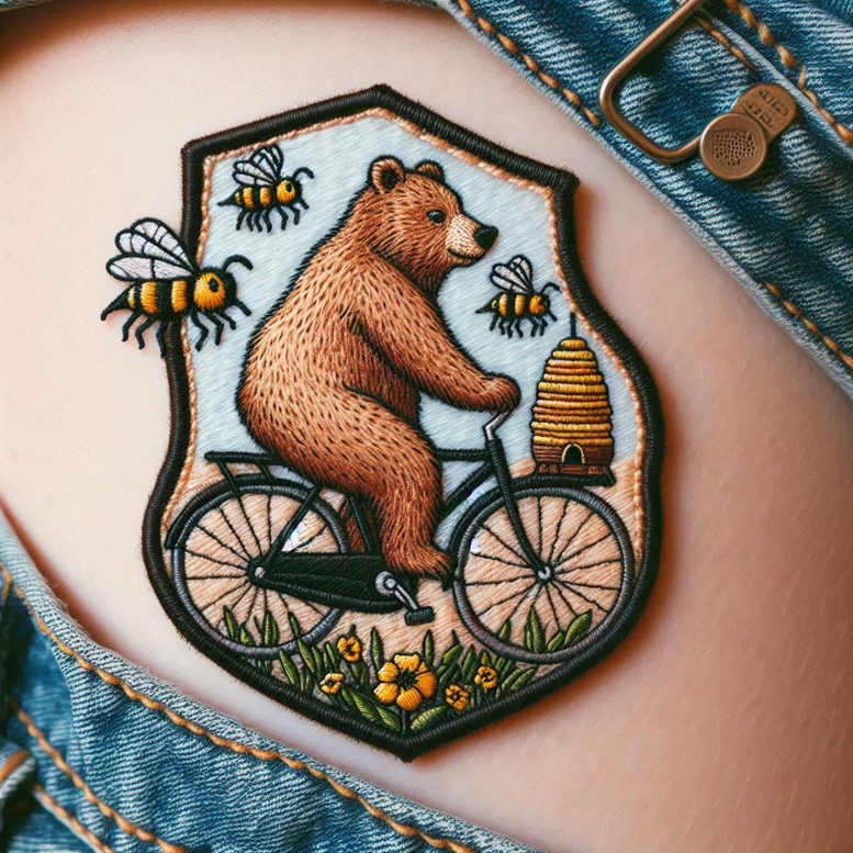 lone-bear – tattoo design ideas free ai generated – realism-detail-accuracy – for-palm – Gallery: bears-inkby-ai