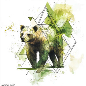 primal-bear – tattoo design ideas free ai generated – neotraditional-artistic-flair – for-arm – Gallery: bears-inkby-ai