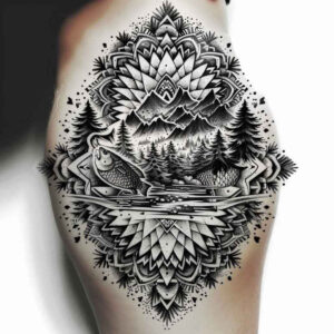primal-bear – tattoo design ideas free ai generated – realism-anatomical-accuracy – for-palm – Gallery: bears-inkby-ai