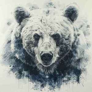 protective-bear – tattoo design ideas free ai generated – realism-crisp-detail – for-lower-leg – Gallery: bears-inkby-ai