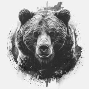 bears tattoo design ideas Surrealism bizarre aggressive for upper arm
