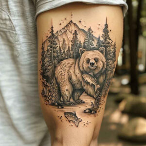 bears tattoo design ideas depth perception legend shows perseverance