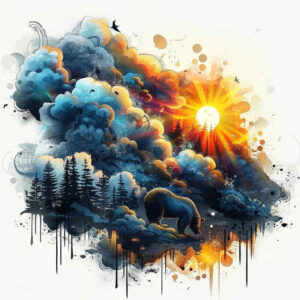 bears tattoo design ideas enhanced color mysterious represents perseverance
