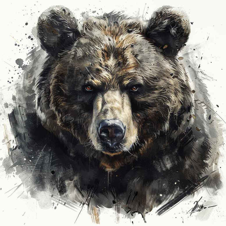 bears tattoo design ideas Surrealism psychological depth natural power for elbow