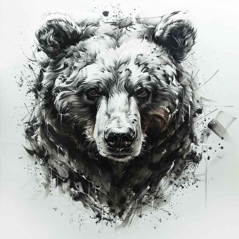 bears tattoo design ideas crisp protection symbol for behind ear