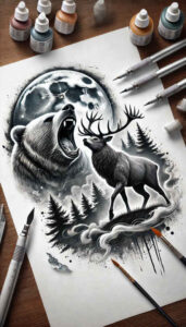 bears tattoo design ideas classic motifs wild nature for lower arm