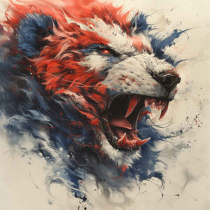 bears tattoo design ideas Surrealism symbolic motifs wilderness embodying resilience