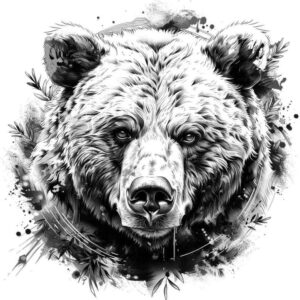 bears-tattoo-designs-ideas-ai-generated--realism-living-skin-undefined-for-thigh