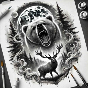 bears-tattoo-designs-ideas-ai-generated--vintage-influence-undefined-for-triceps